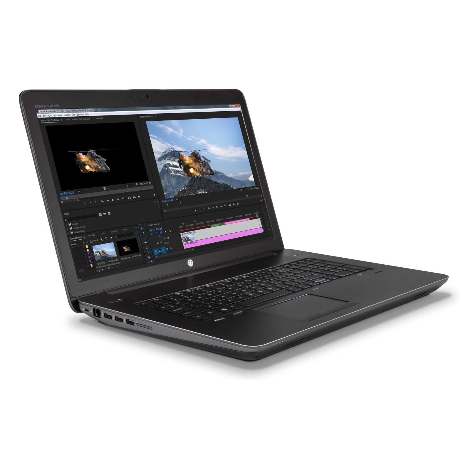 لپ‌تاپ HP ZBOOK 17 G4 – Core i7 (نسل 7) 7820HQ – 16 GB RAM – 500 GB SSD – GPU 6 GB (Nvidia Quadro P3000)